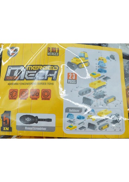 Oyuncak CNA-LY041A Sök Tak Iş Makineleri Sarı Renk Gko modelleri