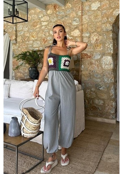 Jasmin Süzüneli Keten Tulum 1280-08