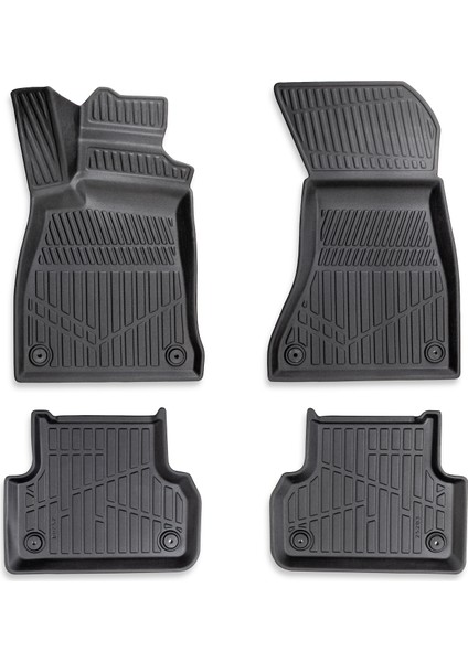 Audi A4 2011-2016 Arası Myk 3D Premium Havuzlu Oto Paspas Araca Özel