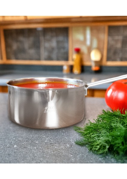 Çelik 2 Li Kaçerola Sosluk Sütlük 16CM modelleri