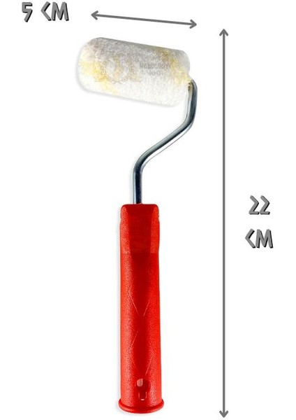 Extra Saten Parmak Rulo Takım - 5 cm - 1 Adet fiyatları