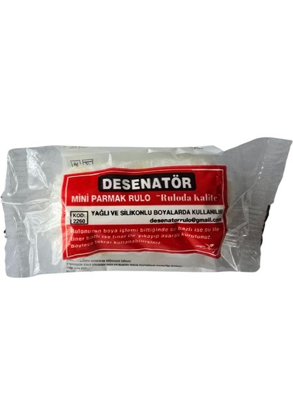 Extra Saten Parmak Rulo Takım - 5 cm - 1 Adet modelleri