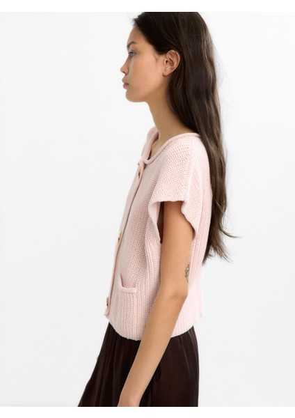 Cepli Örme Yelek modelleri