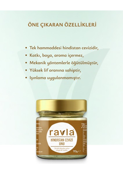 Hindistan Cevizi Unu – 110 gr modelleri