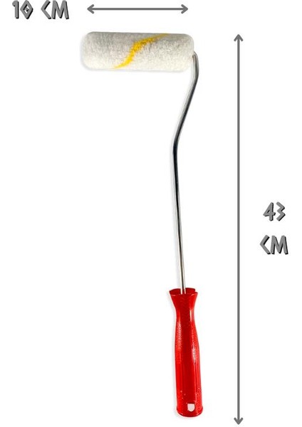 Extra Saten Parmak Rulo Takım - 10 cm - 1 Adet fiyatları