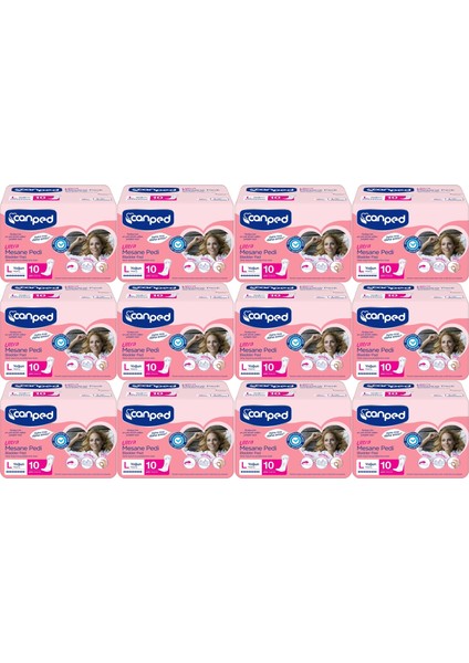 Mesane Pedi Ultra L - Large - Büyük - Yoğun 120 Adet (12PK*10)