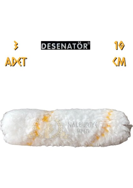 Extra Saten Parmak Rulo Yedek - 10 cm - 3 Adet