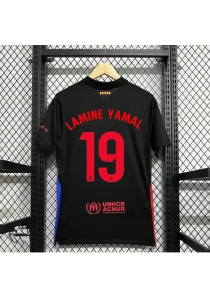 Dayıbalı Fcb Lamine Yamal 2024/25 Sezonu Siyah Kısa Kol Deplasman Forma