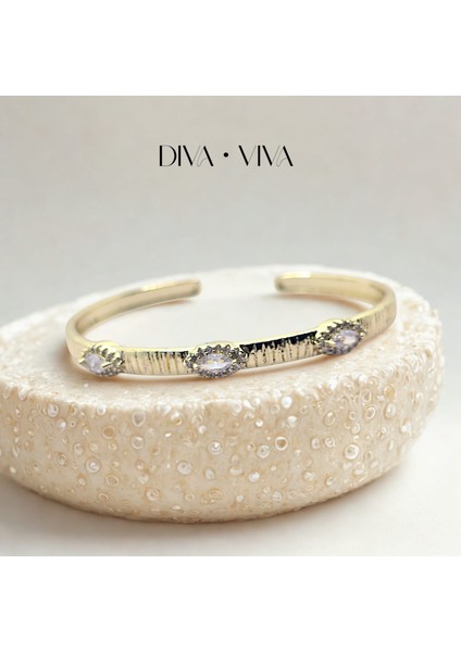 - Mystic Eye Cuff - Kadın Kelepçe Model Ayarlanabilir Bilezik