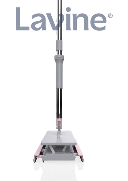 Çekçekli Temizlik Seti 8 Bezli, Asansörlü Mekanizma 32cm, Renk Gri, 4XL, Hediye Bezlerle fırsatları