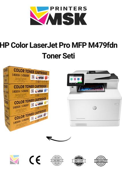 Hp Color Laserjet Pro Mfp M479FDN Toner Seti