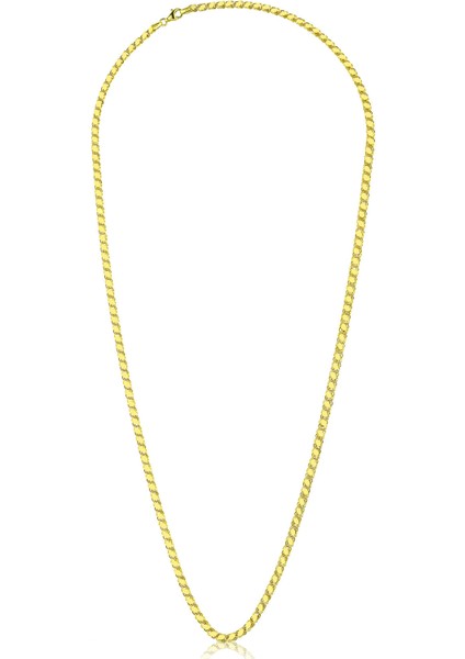 22 Ayar Altın Pullu Zincir 50CM
