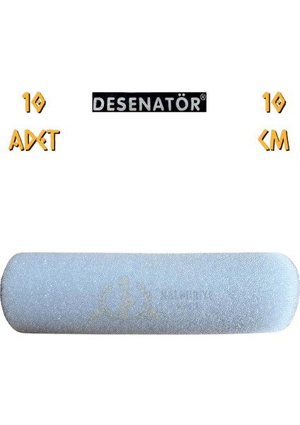 Sünger Parmak Rulo Yedek - 10 cm - 10 Adet