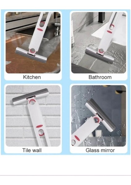 Mini taşınabilir çok amaçlı mop seti, beyaz renk, kolay temizlik sağlar fiyatları