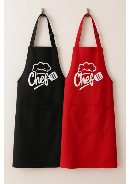 Çift Şef Mutfak Önlüğü Aşçı Önlüğü 2’li Şef Aşçı Önlüğü Çift Önlüğü Dayanıklı Kumaş Leke Tutmaz fiyatları