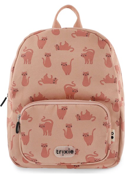 Backpack Print Charming Cat - Okul Çantası