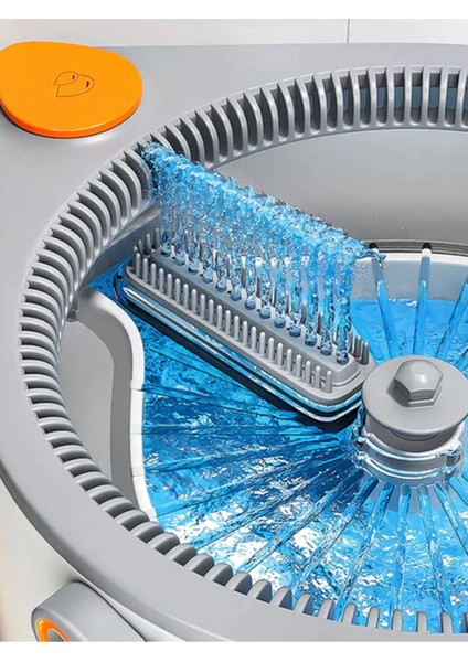 360° Döner Otomatik Temizlik Seti, 3 Başlıklı Paspas ve Mop, Pratik ve Çok Amaçlı fırsatları