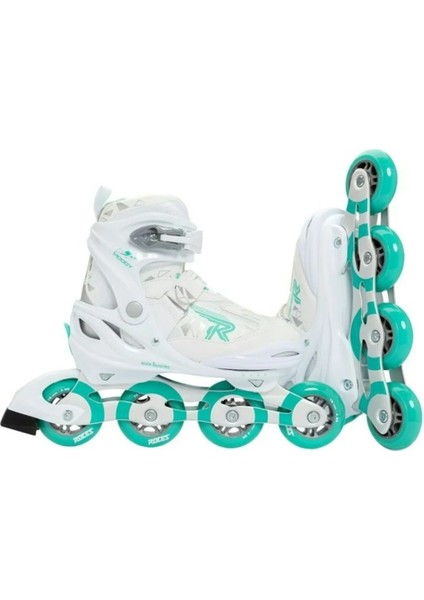 Moody Girl Tif White Aqua Ayarlanabilir Çocuk Pateni 30-35 fırsatları