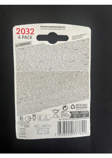 Enr Lithium CR2032 Bp4 modelleri