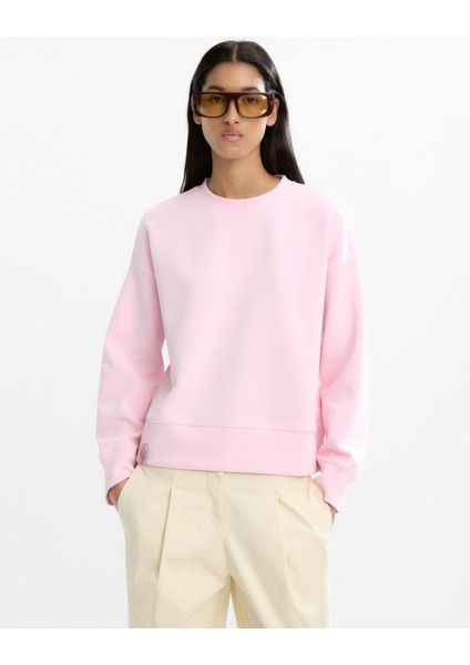 Desenli Pamuk Sweatshirt