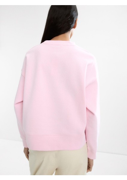 Desenli Pamuk Sweatshirt fırsatları