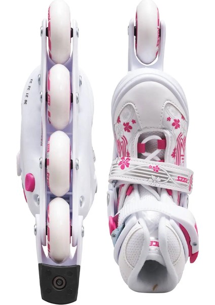 Jokey Girl 3 White Pink Ayarlanabilir Çocuk Pateni 30-33 fırsatları