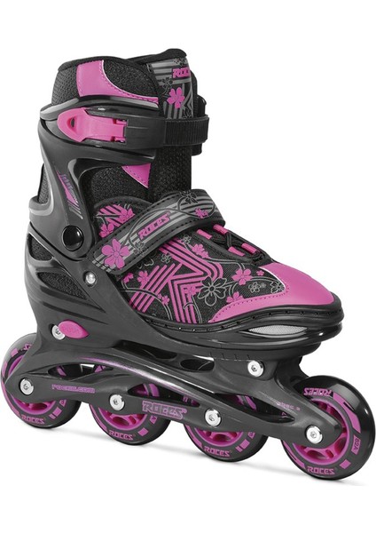Jokey Girl 3 Black Pink Ayarlanabilir Çocuk Pateni 26-29