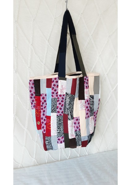 Laldizayn El Yapımı Dikişli Omuz Çantası