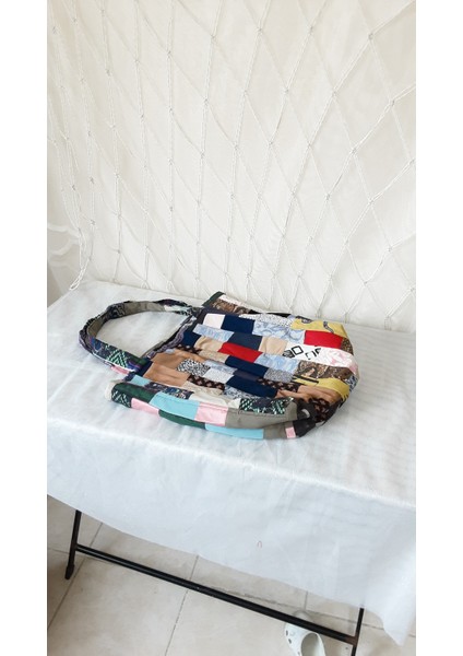 Laldizayn El Yapımı Dikişli Omuz Çantası