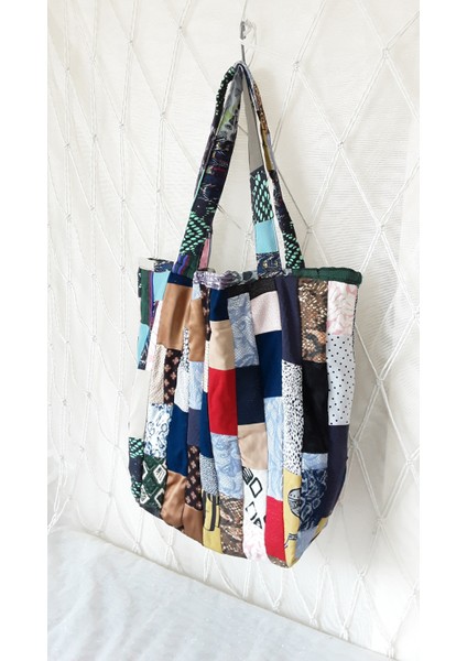 Laldizayn El Yapımı Dikişli Omuz Çantası