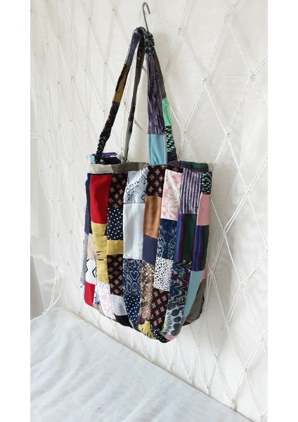 Laldizayn El Yapımı Dikişli Omuz Çantası