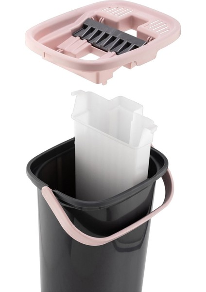 Sillgech Compact Temizlik Paspas Seti Siyah-Pembe EH-213 modelleri