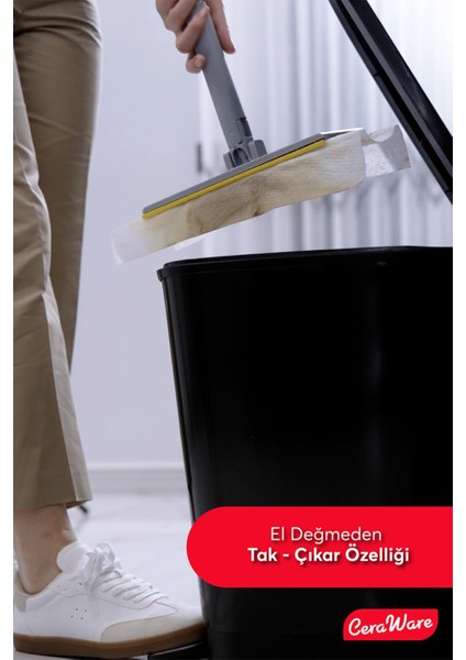 El değmeden takıp çıkarılan temizlik seti, bezler ve havlularla uyumlu fiyatları