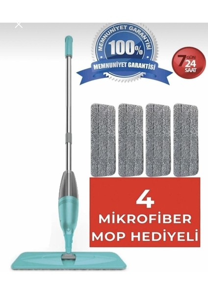 Mob Bezli Deterjan Hazneli Set, 4 Yedek Bez ile, Bej renk, Türkiye üretimi