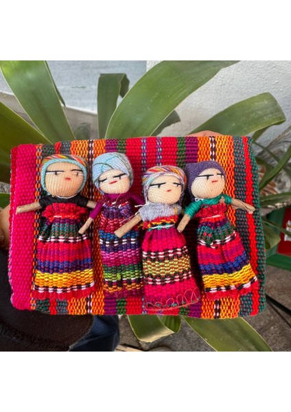 Worry Dolls Maya Bebekleri 4'lü
