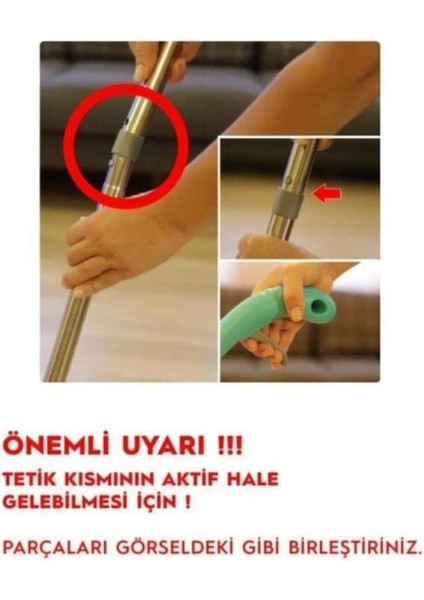 Mob Bezli Deterjan Hazneli Set, 4 Yedek Bez ile, Bej renk, Türkiye üretimi