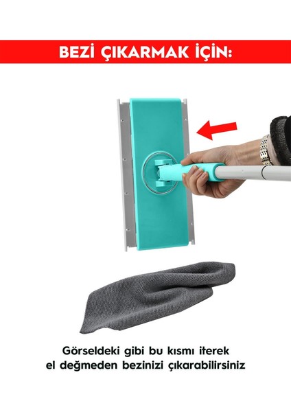 Otomatik şıp şak paspas ve bez uyumlu temizlik seti, pratik ve hijyenik kullanım fırsatları