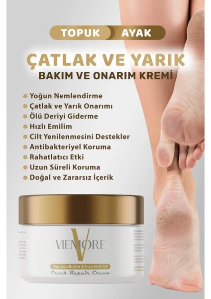 Topuk ve Ayak Çatlak Bakım Onarım Kremi 100ML