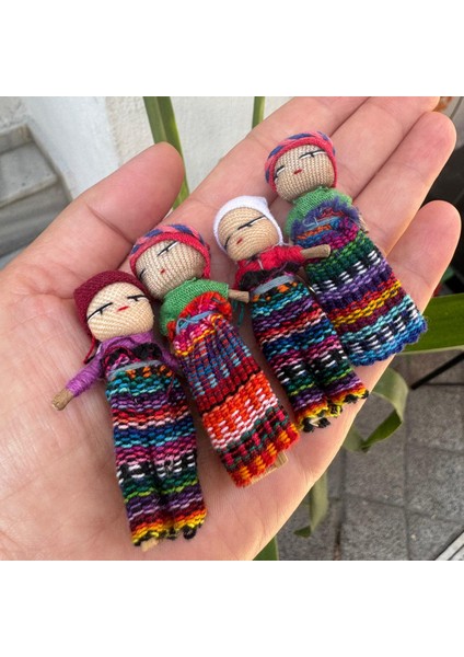 Worry Dolls Maya Bebekleri 4'lü modelleri