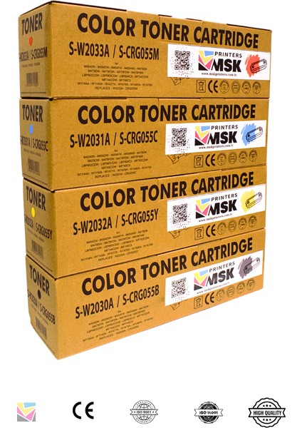 Hp Color Laserjet Pro M454DN Toner Seti