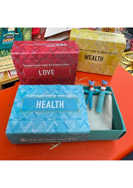 Worry Dolls Sağlık Tılsımı Mavi