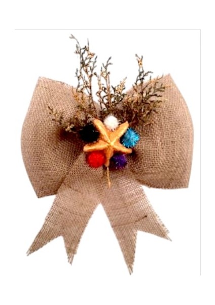 Dekoratif Telis Fiyonk Kapı Süsü