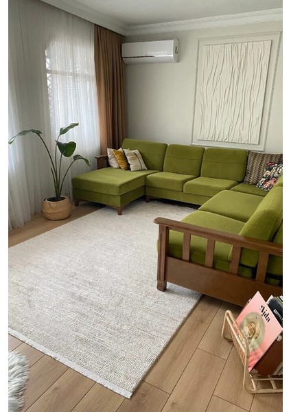 Truva Akrilik Halı Koleksiyonu 6631 Krem