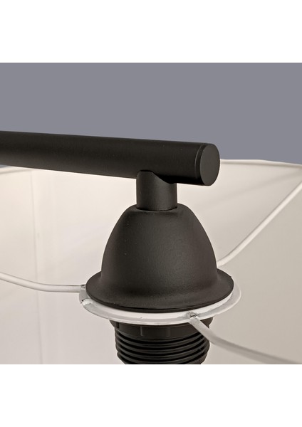 Halde Tripod Ayaklı Siyah Lambader