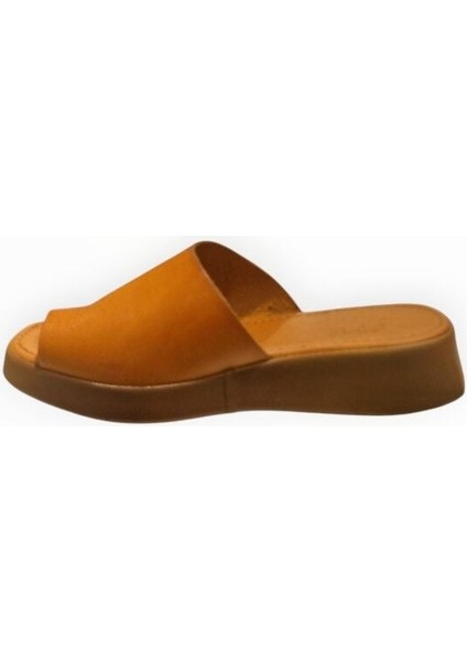 Kadın Hakiki Deri Parmak Arası Terlik Taba - 37 fırsatları