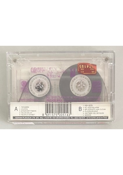 Orhan Gencebay Yarabbim Kaset (Orjnal Dönem Baskı Kaset)