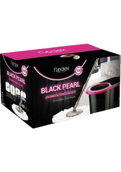 Pratik temizlik seti, hijyen ve konfor için mükemmel seçim, siyah renk, TR yapımı