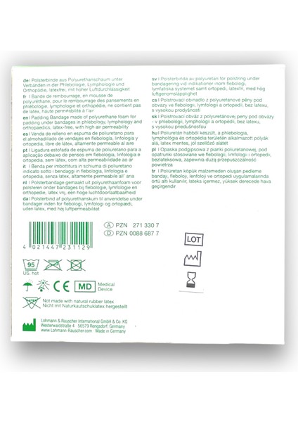 Rosidal Soft Köpük Bandaj 12 cm x 2,5 M x 0,4 cm - Ref 23112 - 1 Adet (1 Kutu)