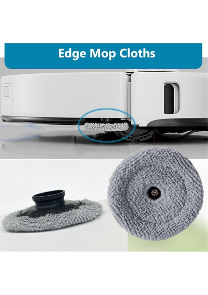 Roborock Saros 10 / G30 Robot Süpürge Için Yedek Paspas Bezi Pedleri Yeniden Kullanılabilir Yıkanabilir Paspas Pedi Aksesuarları (Yurt Dışından) modelleri