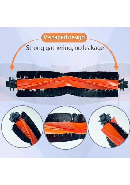 Xiaomi X20+ / X10+ Robot Süpürge Için Yedek Parça Ana Yan Fırça Paspas Bezi Hepa Filtreler Toz Torbaları (Yurt Dışından) modelleri